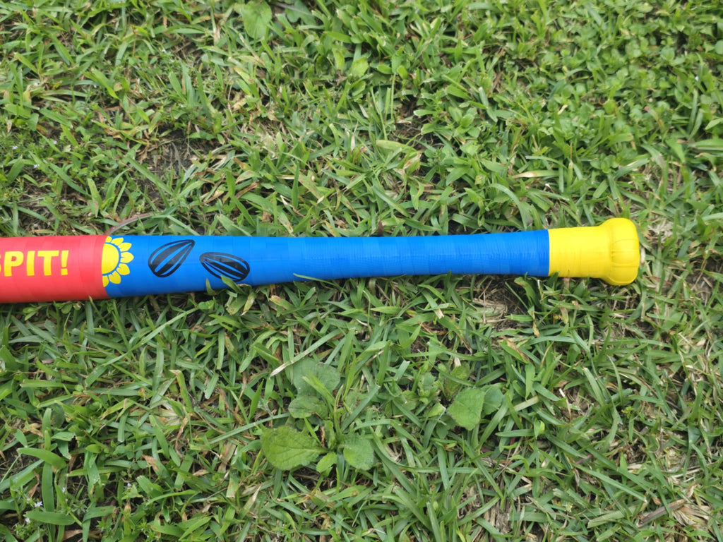 Sunflower Seeds Taped Plastic Baseball Bat