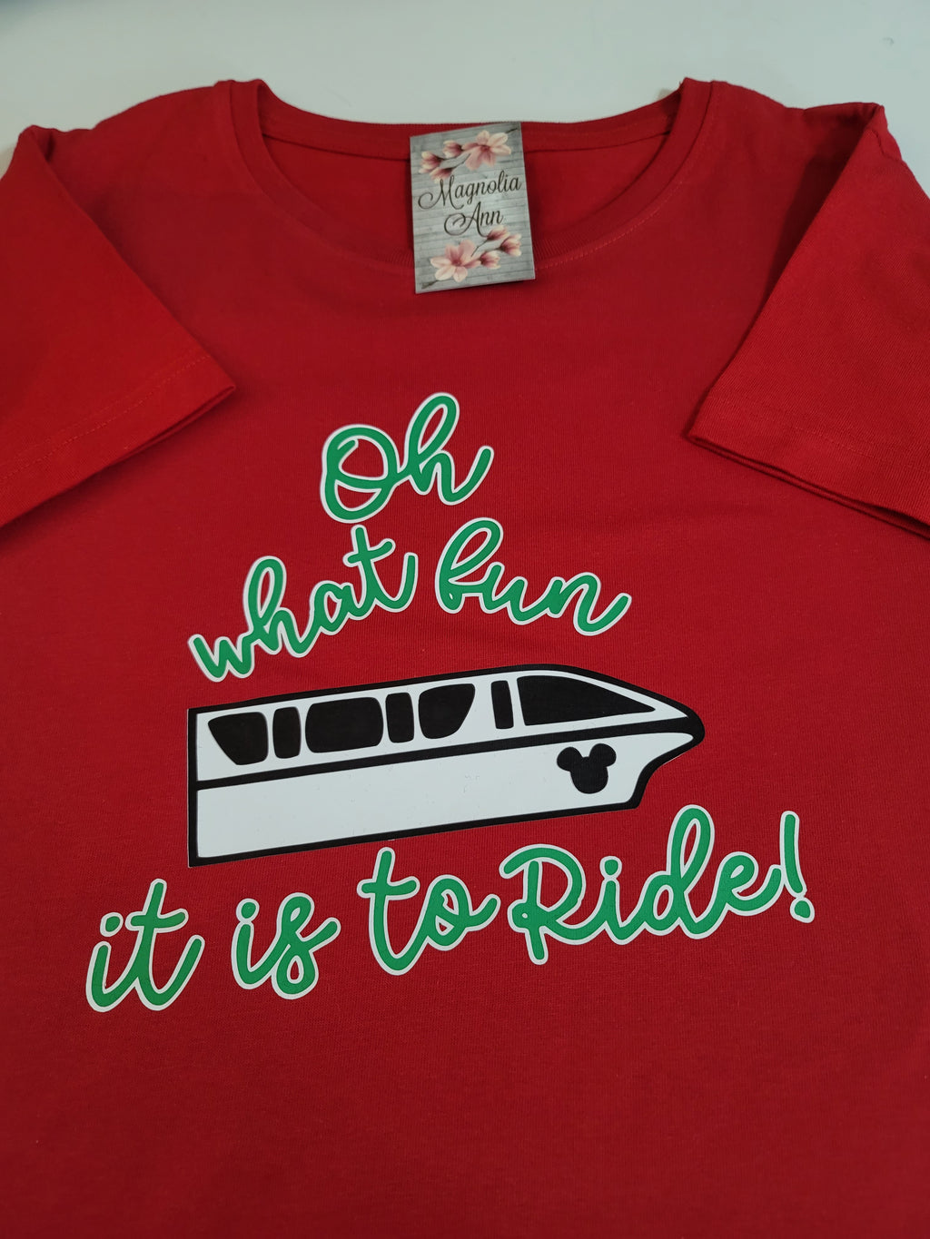 Oh What Fun It Is To Ride Christmas Monorail Shirt