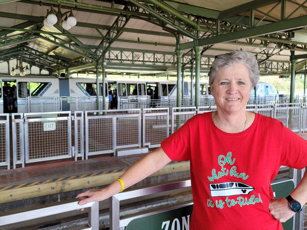 Oh What Fun It Is To Ride Christmas Monorail Shirt
