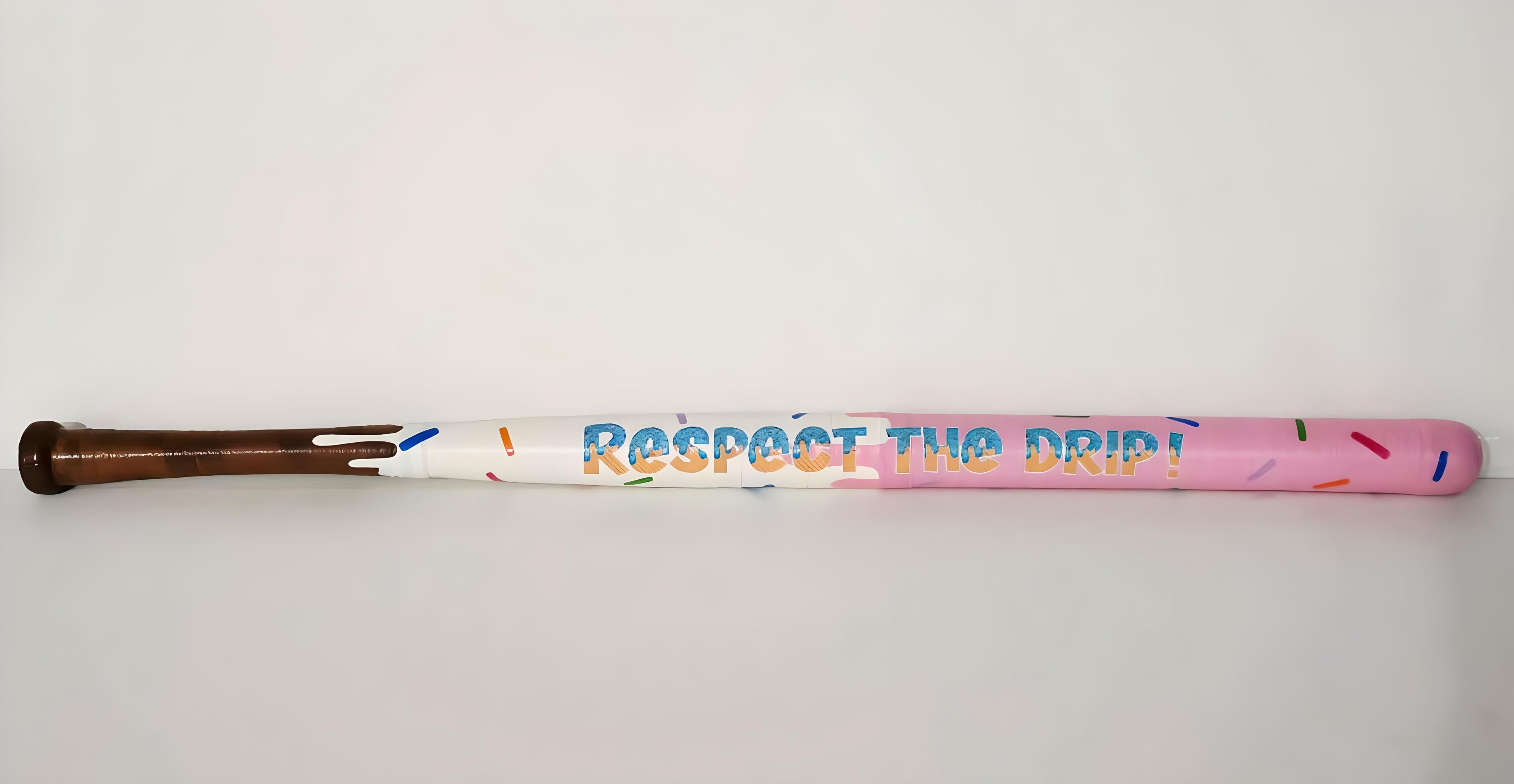 Respect the Drip Sprinkle Taped Plastic Bat