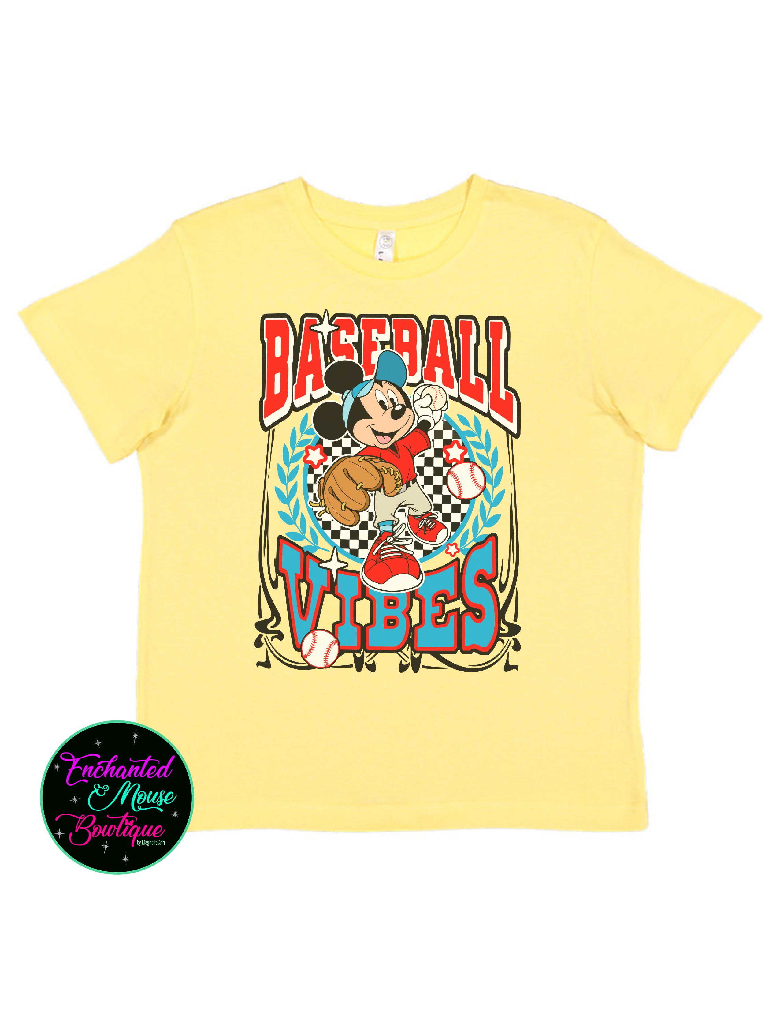 Baseball Vibes Mickey T-Shirt