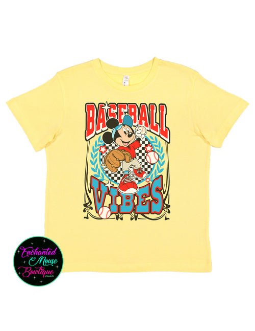 Baseball Vibes Mickey T-Shirt