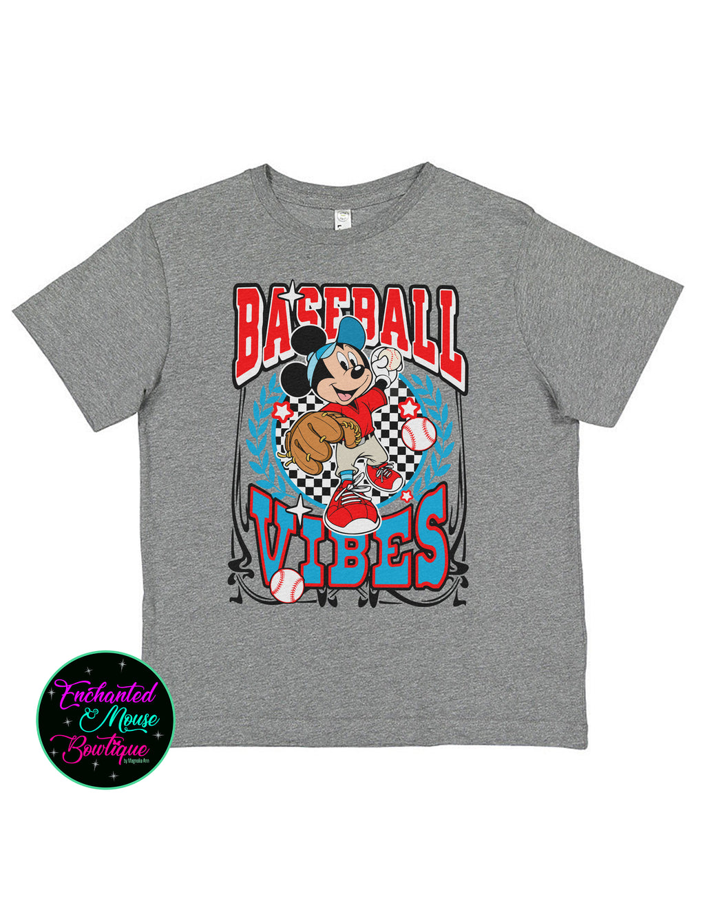 Baseball Vibes Mickey T-Shirt