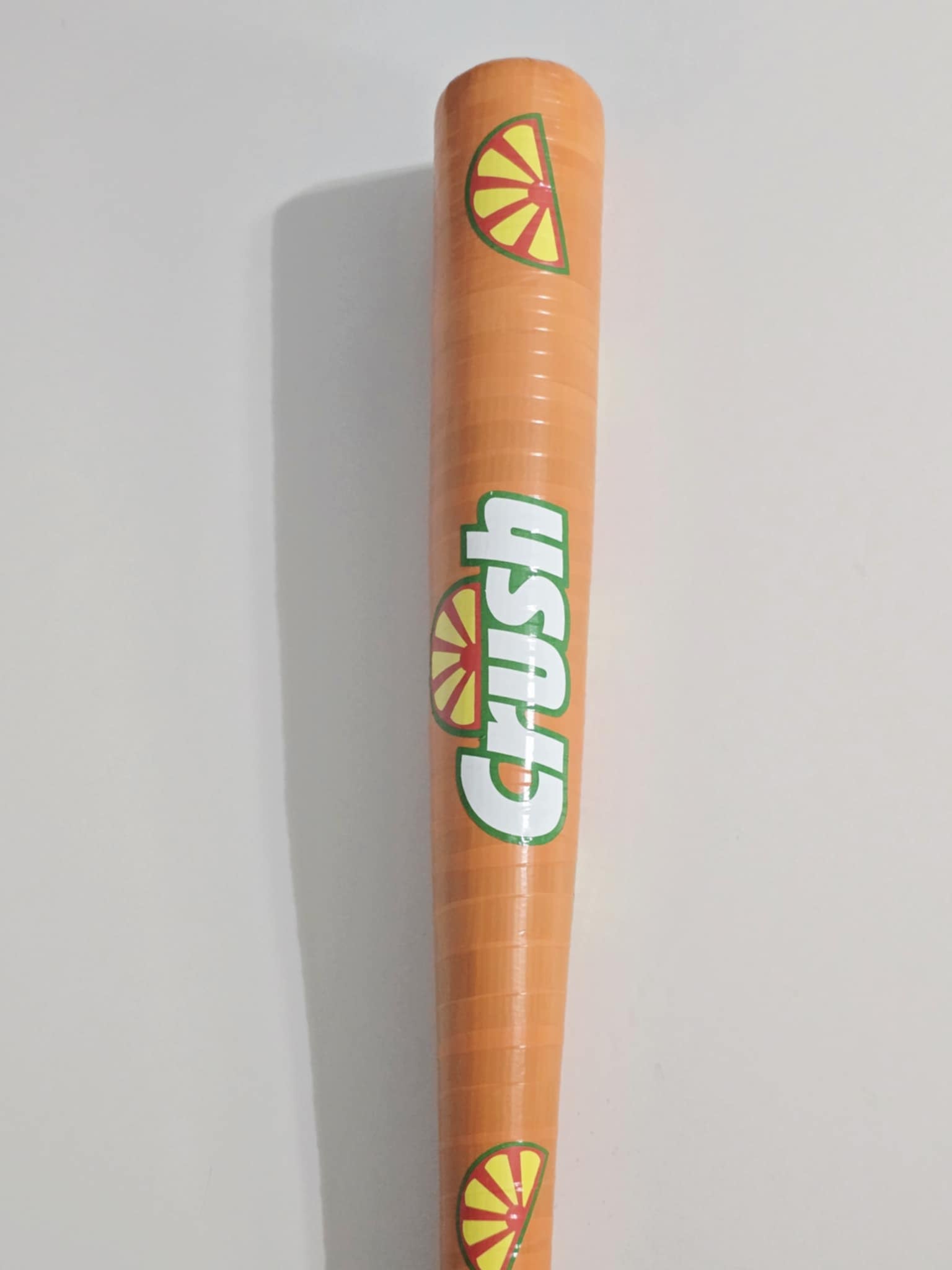 Orange Crush Plastic Baseball Bat