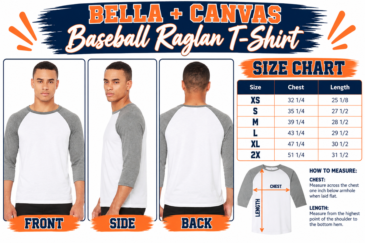 Vipers Unisex Baseball Raglan T-Shirt