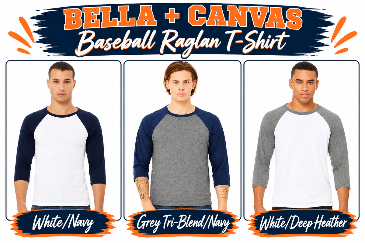 Vipers Unisex Baseball Raglan T-Shirt
