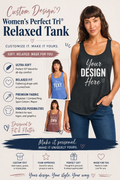 Custom Tri-Relaxed Ladies Tank Top