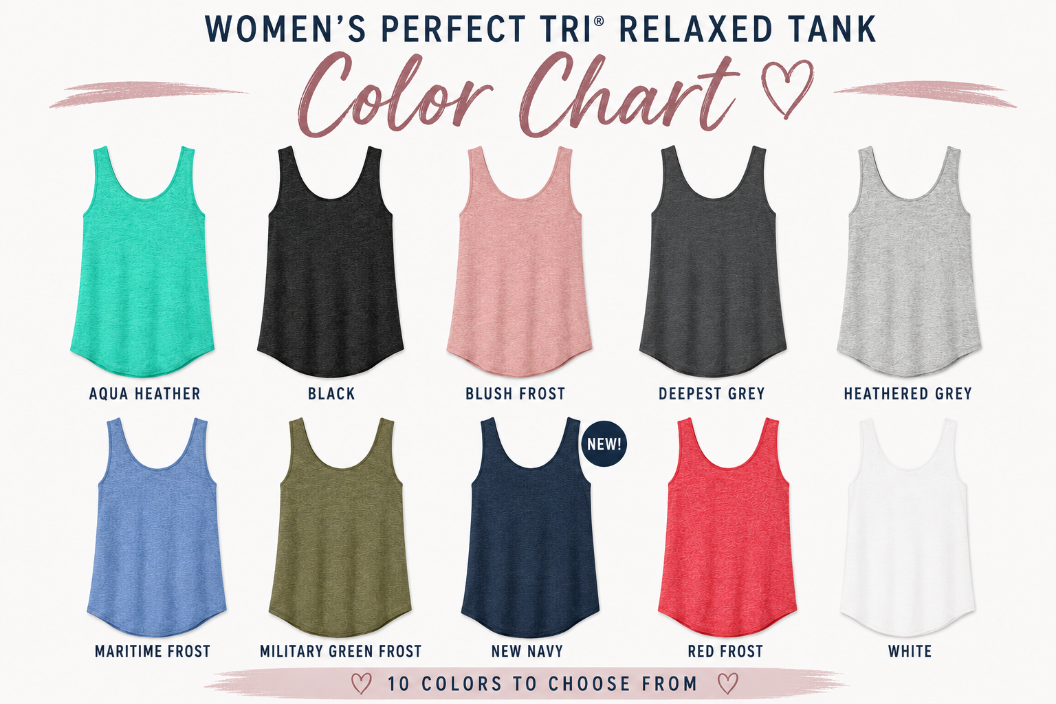 Custom Tri-Relaxed Ladies Tank Top