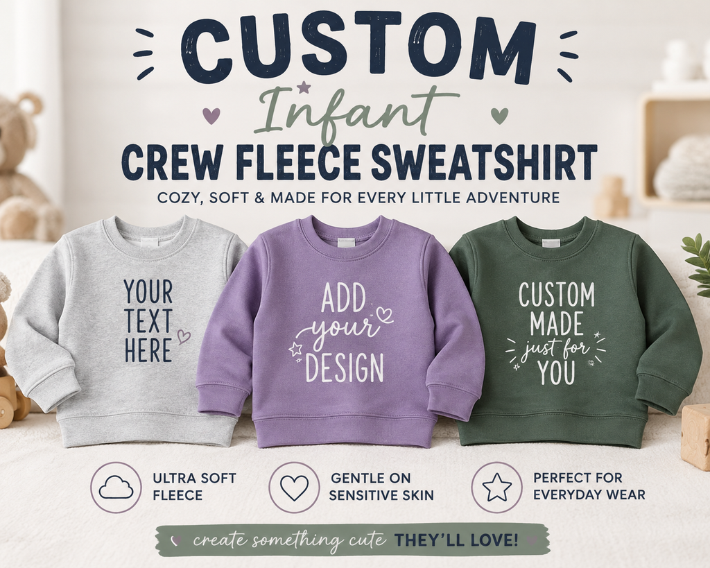 Custom Infant Fleece Sweatshirt