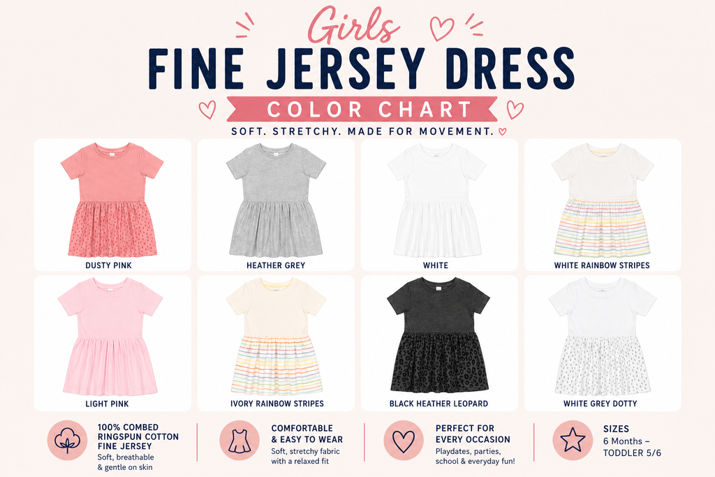 Custom Girls Fine Jersey Dress
