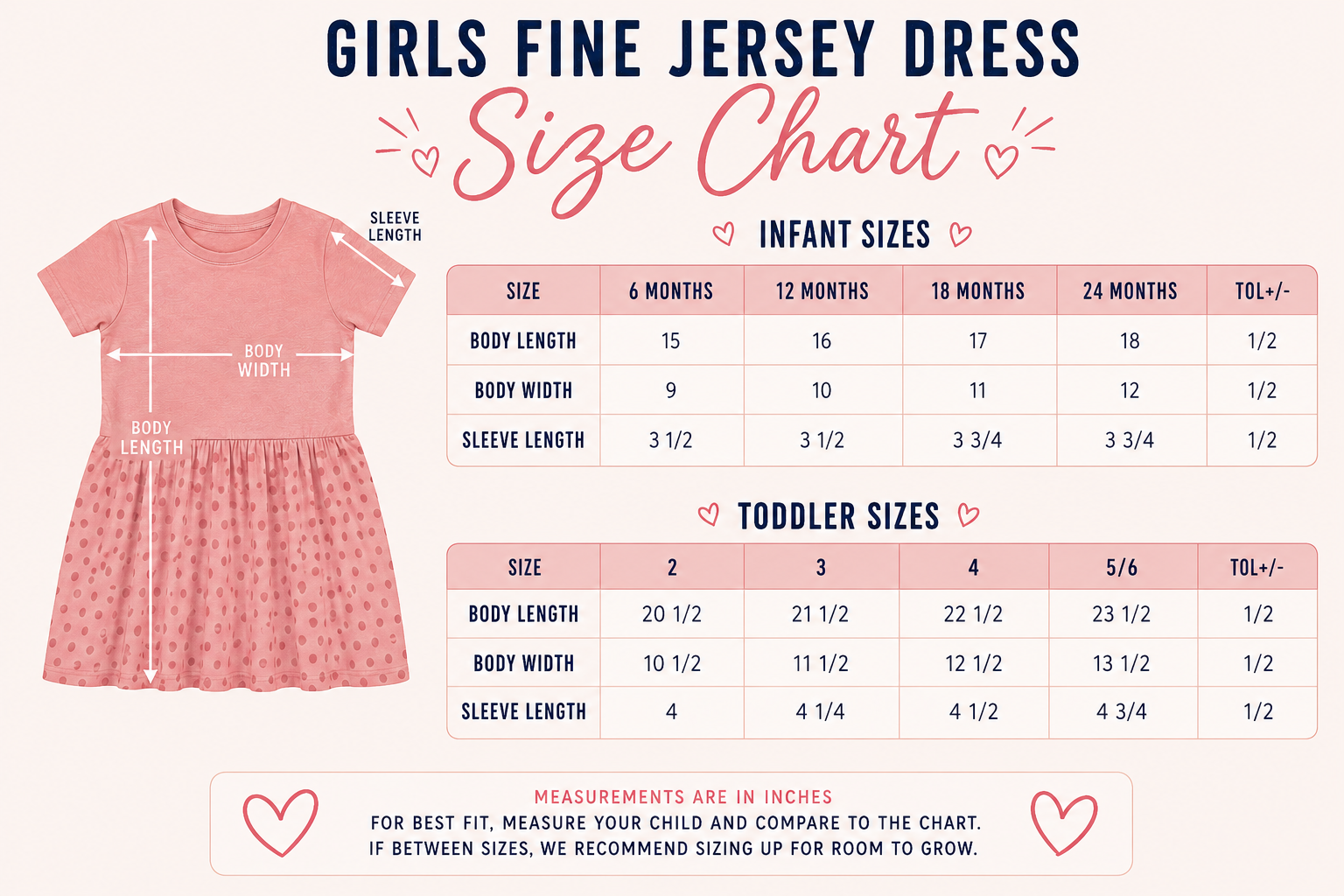 Custom Girls Fine Jersey Dress