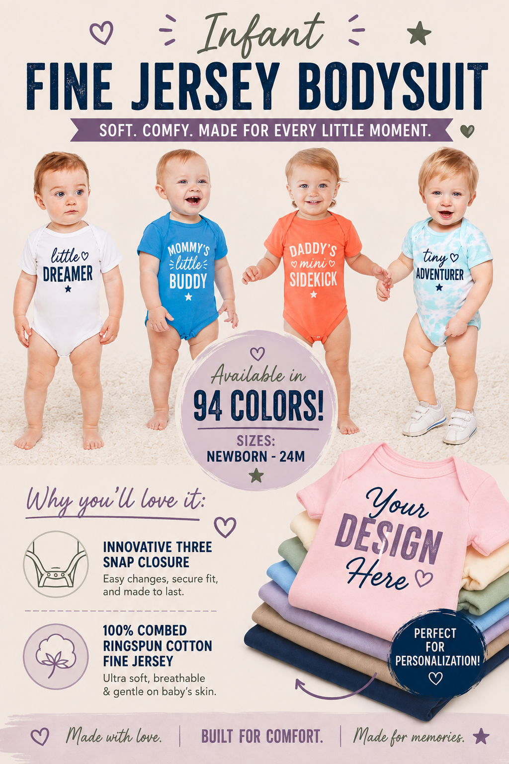 Custom Infant Bodysuit