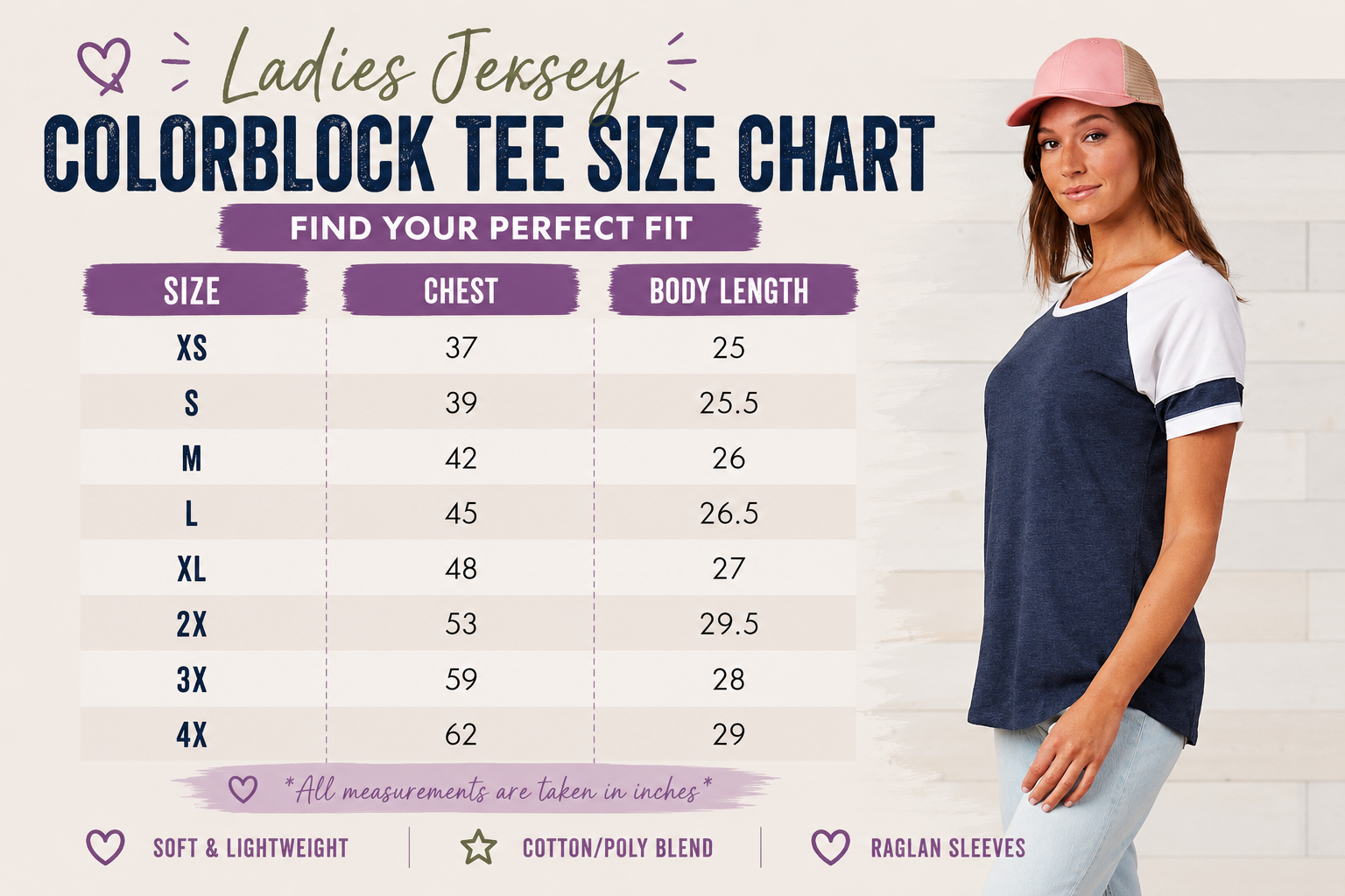 Custom Ladies Jersey Colorblock T-Shirt