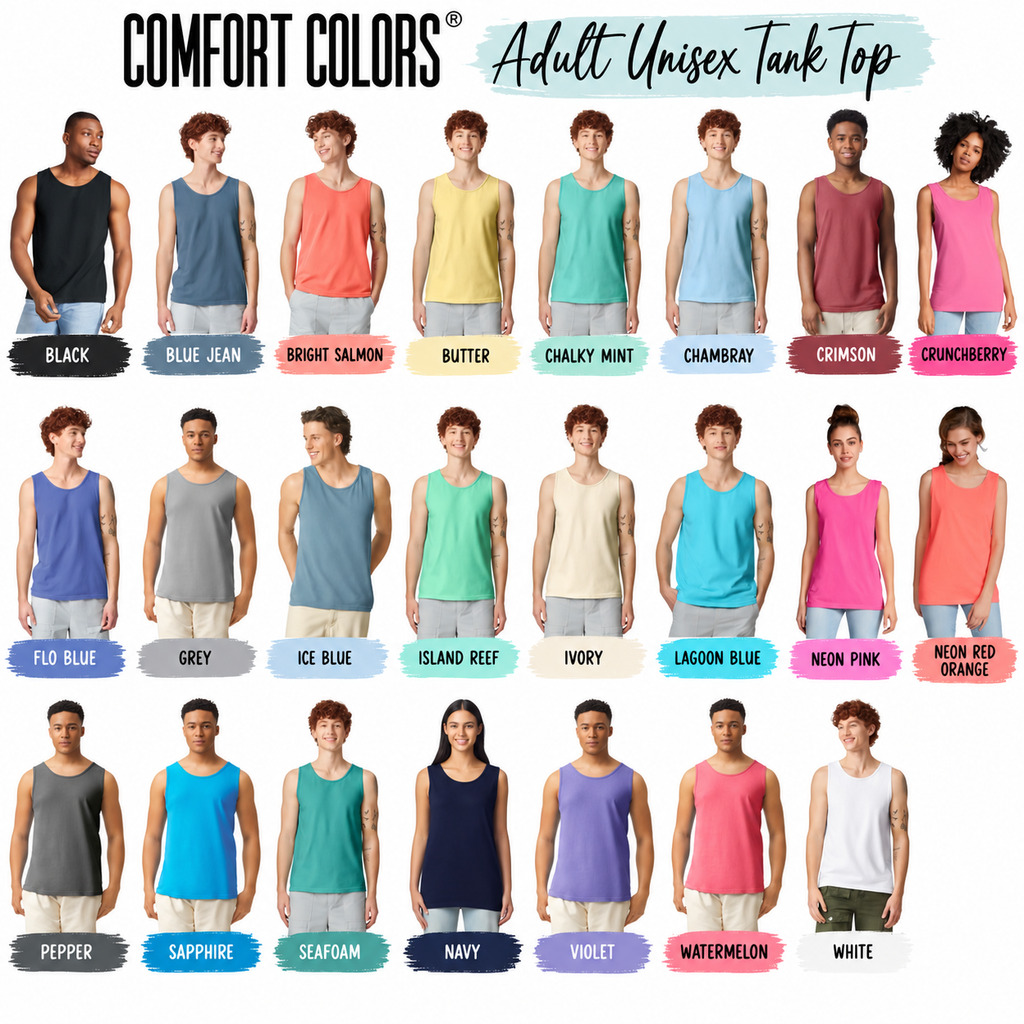 Custom Comfort Colors Adult Unisex Tank Top