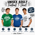 Custom Adult Unisex Football T-Shirt