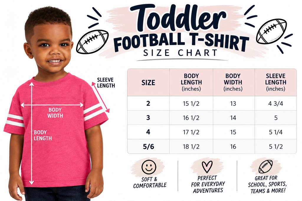 Custom Toddler Football T-Shirt