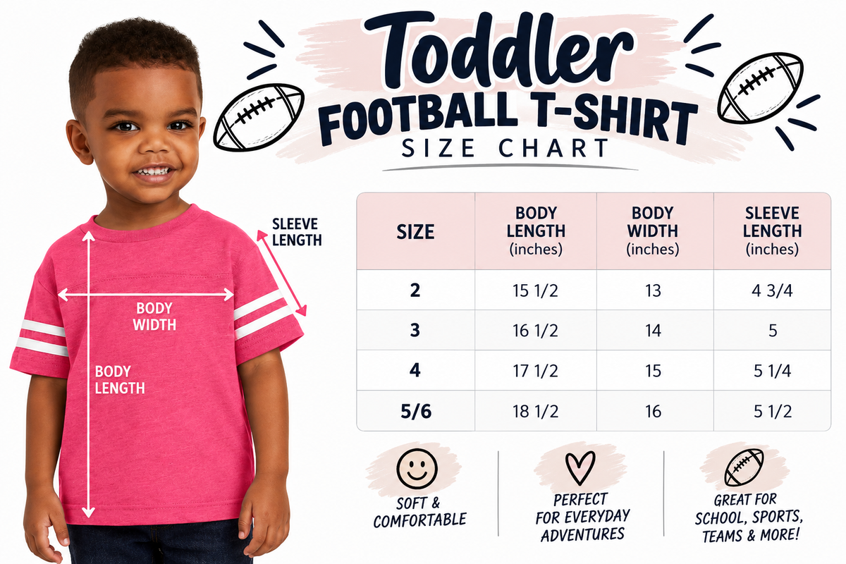 Custom Toddler Football T-Shirt