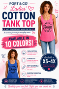 Custom Ladies Cotton Tank Top