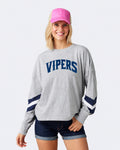 Vipers Ladies Essential Boxy Varsity Long Sleeve Tee