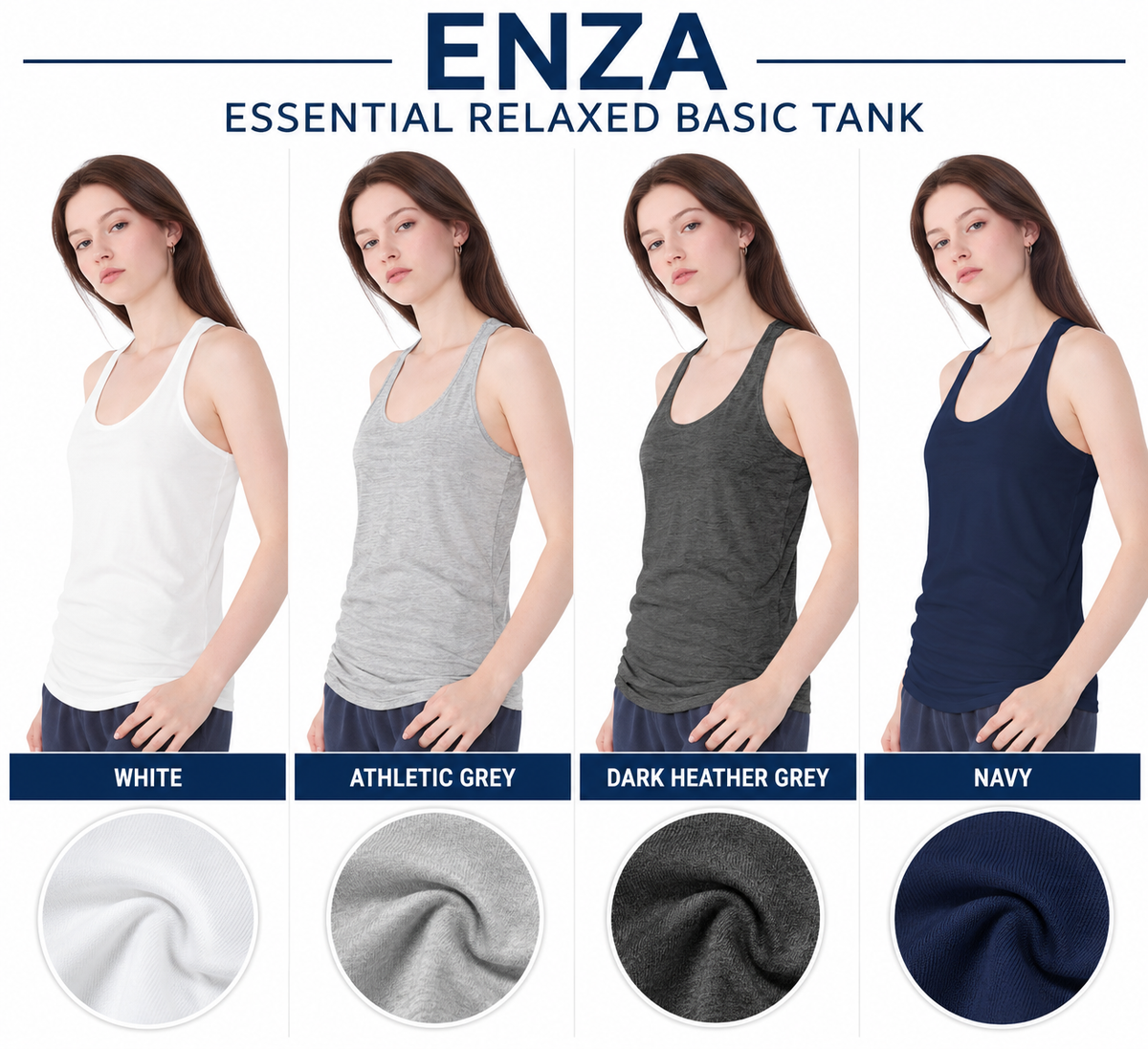 Vipers Ladies Essential Basic Tank