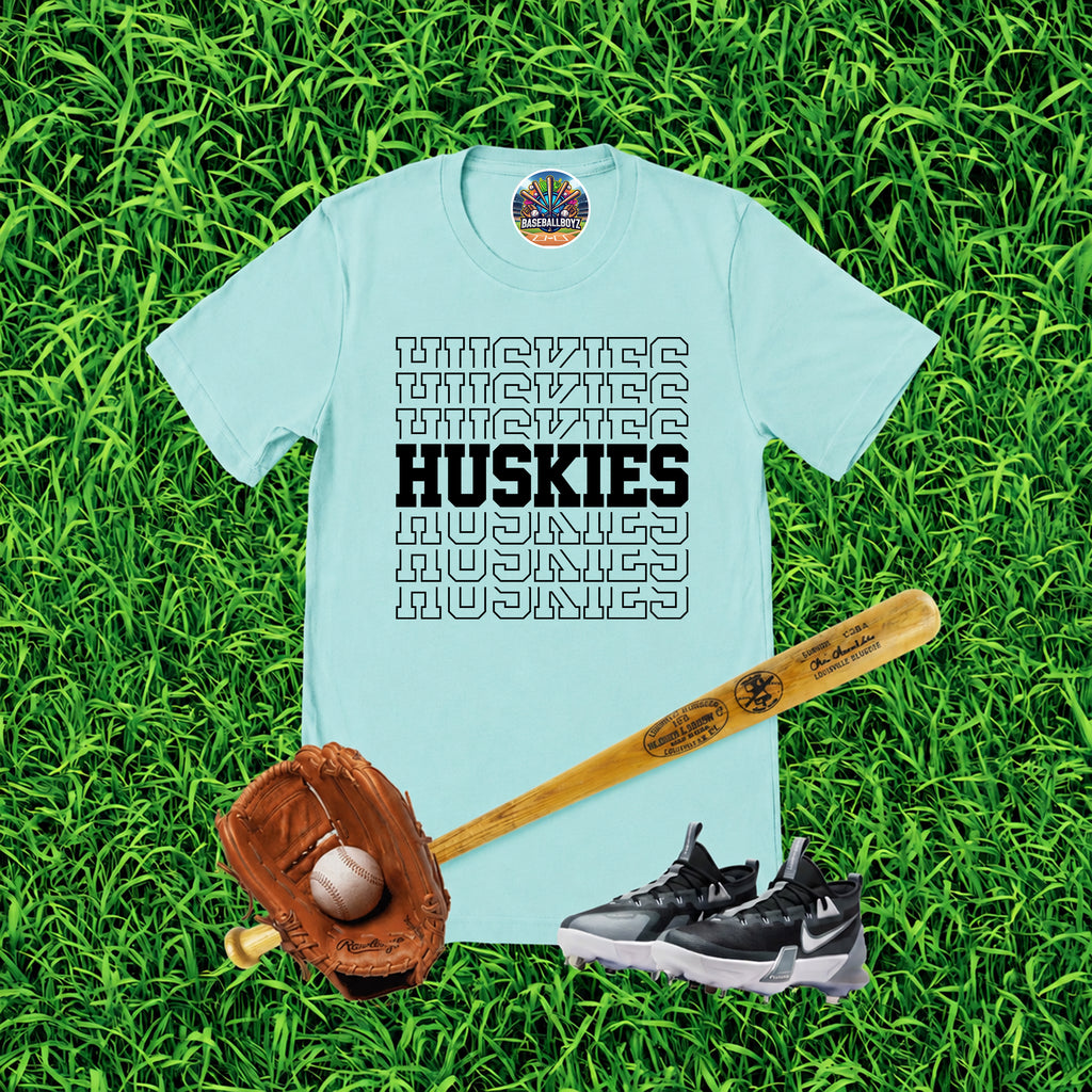 Huskies Stacked Team Graphic T-Shirt