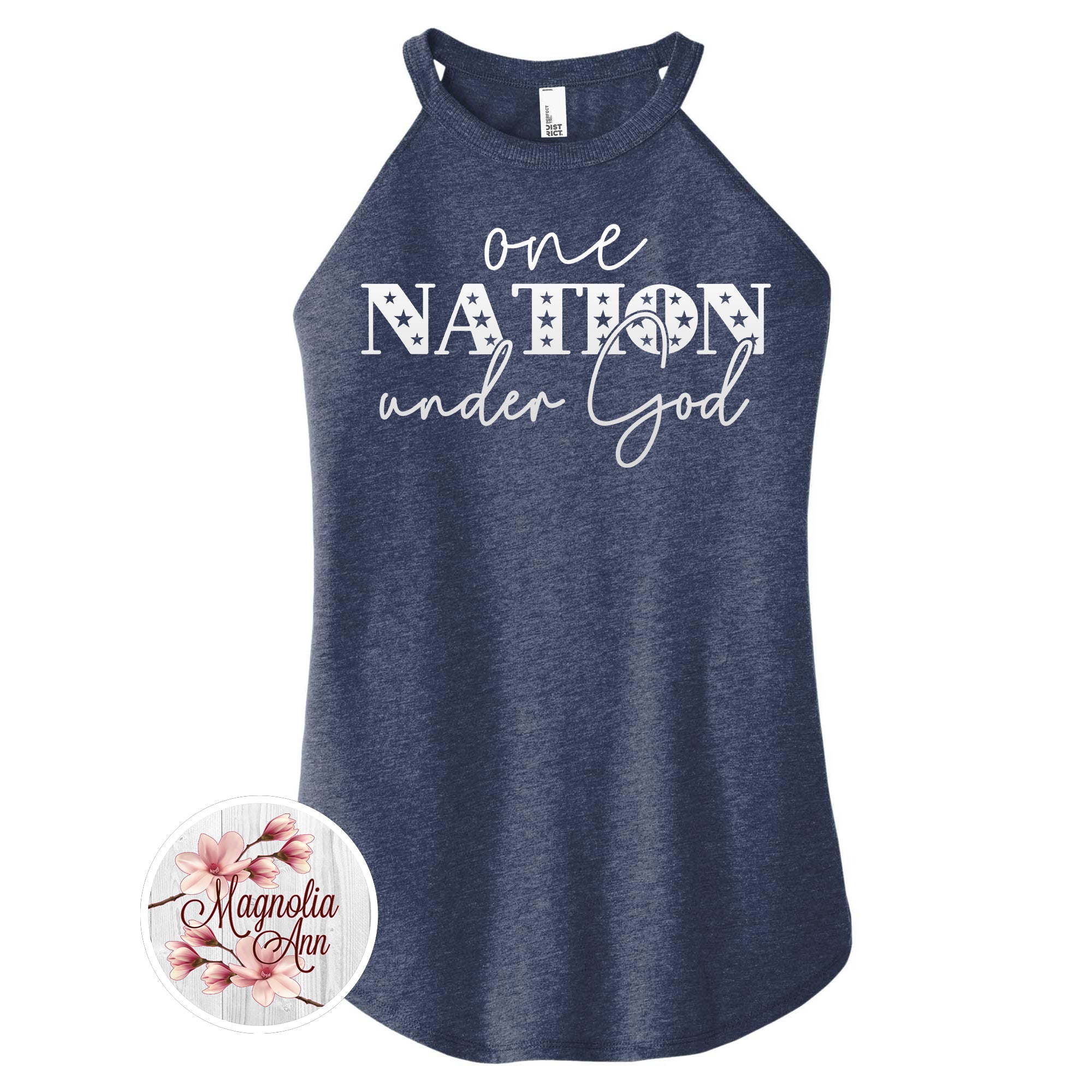 One Nation Under God Rocker Tank Top