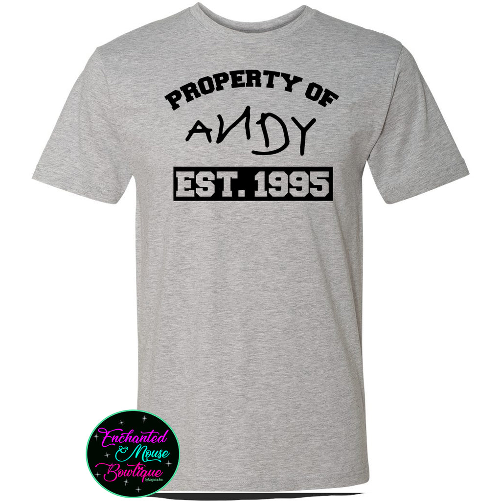 Property of Andy Toy Story T-Shirt