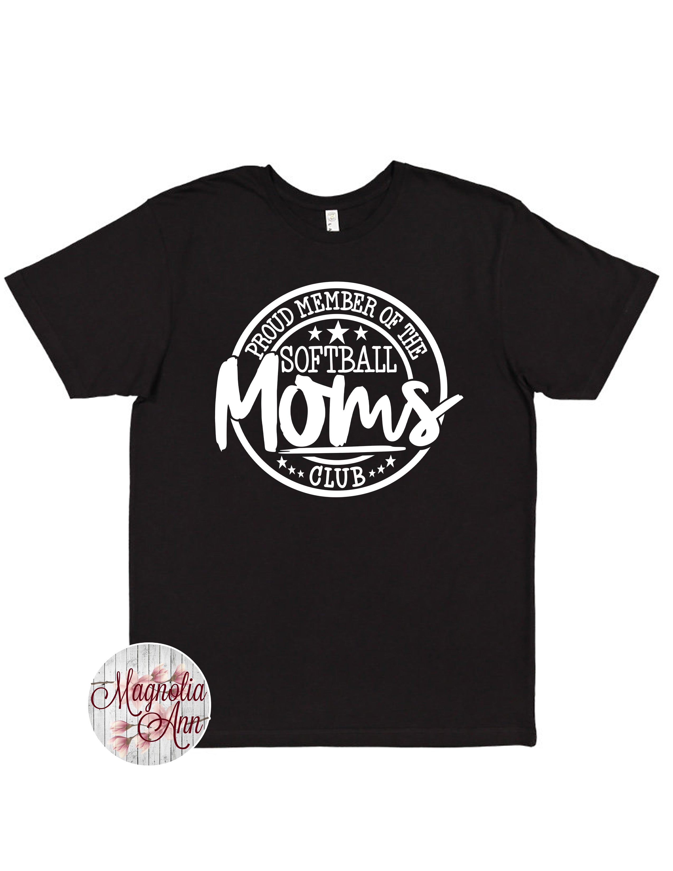 Proud Member of the Softball Moms Club Graphic T-Shirt