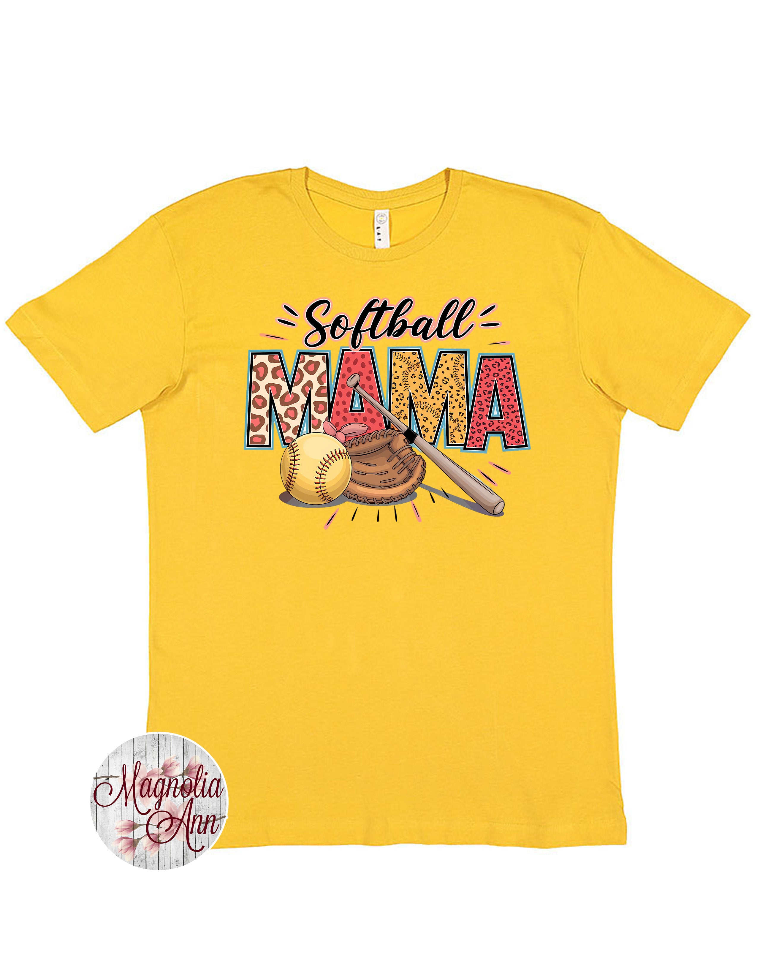 Softball Mama Graphic T-Shirt