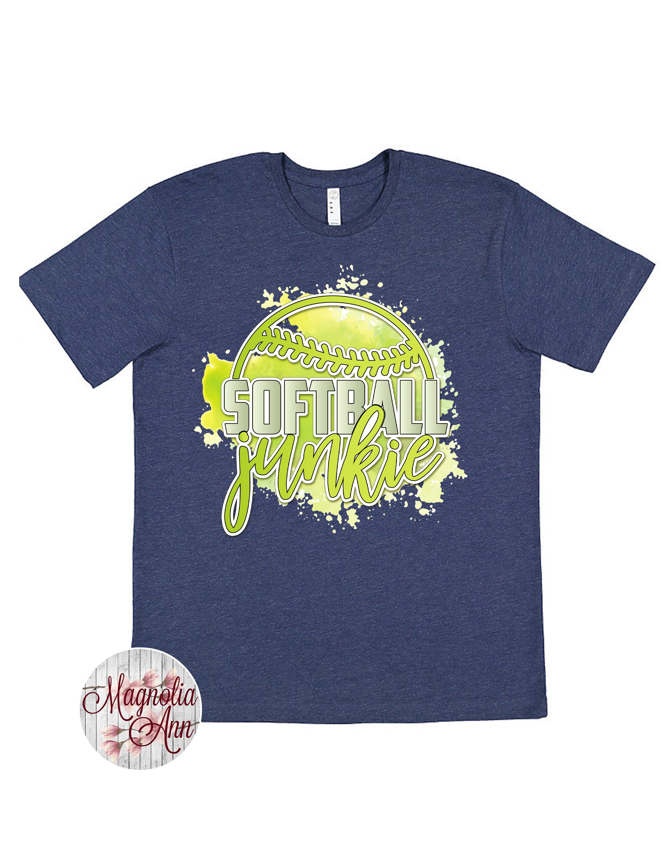 Softball Junkie Graphic T-Shirt