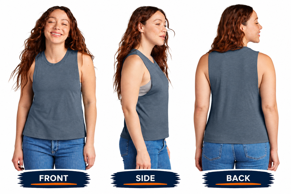 Vipers Ladies Tri-Blend Muscle Tank