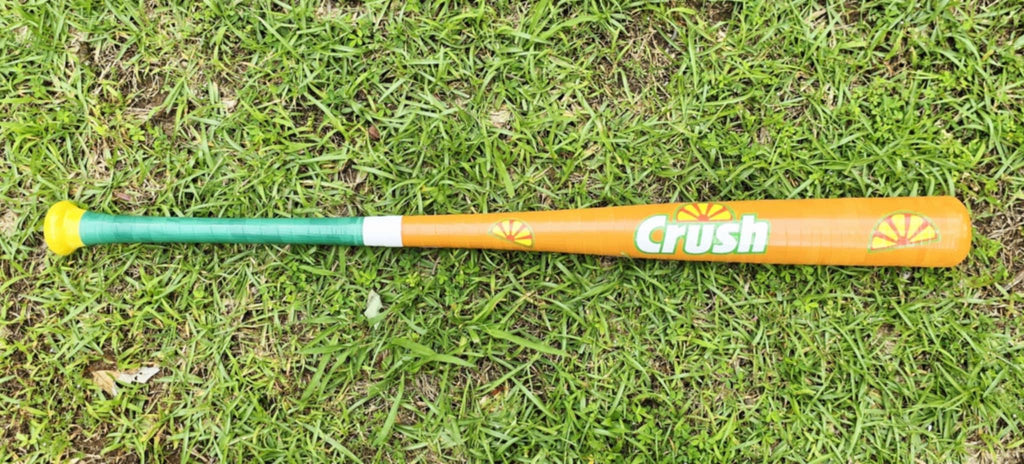 Orange Crush Plastic Baseball Bat