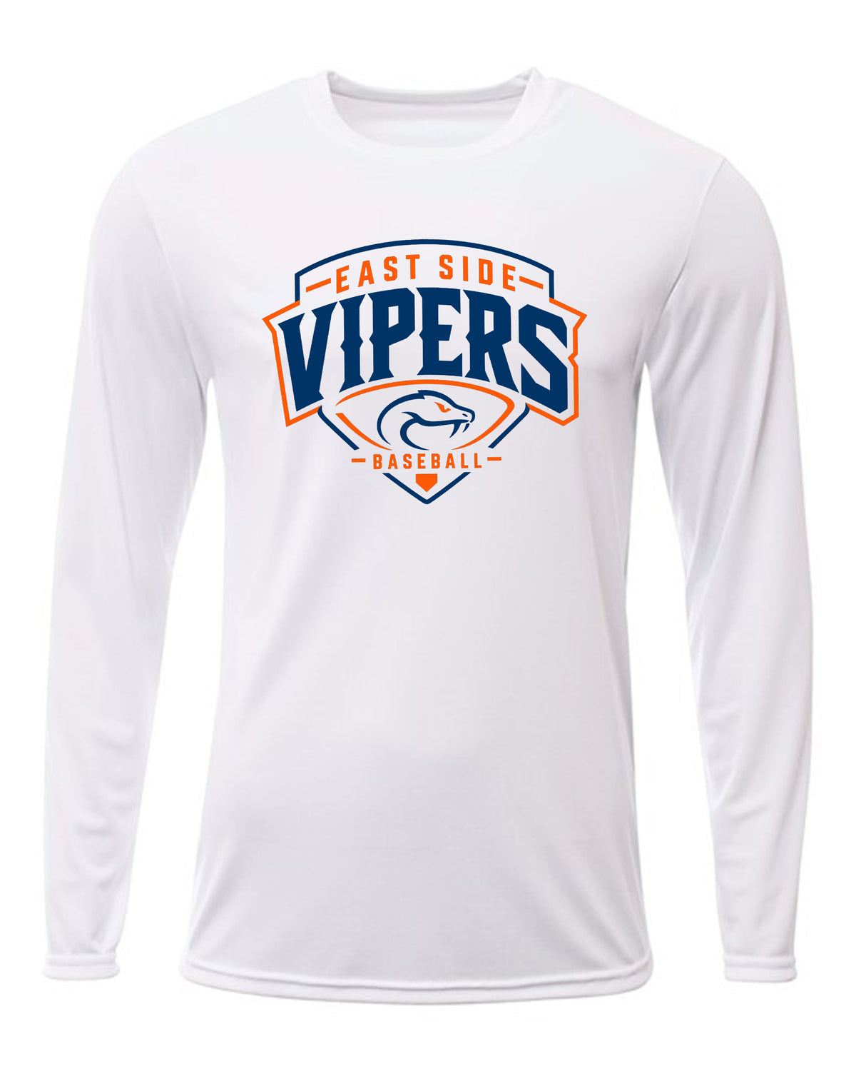 Vipers Unisex Youth & Adult Long Sleeve Moisture Wicking T-Shirt
