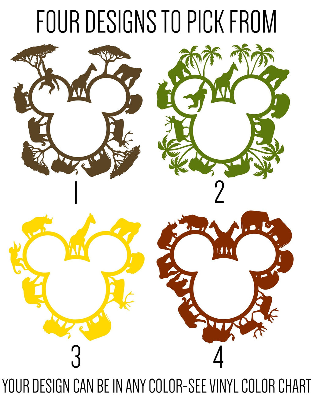 Animal Kingdom Mickey Head T-Shirt