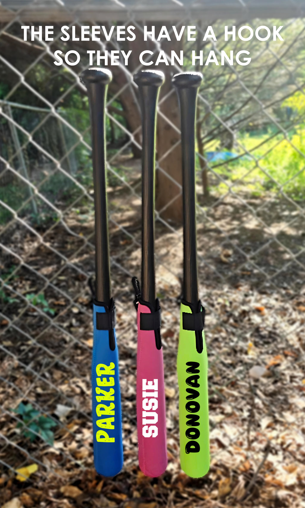 Custom Baseball Bat Protective Sleeve Cover