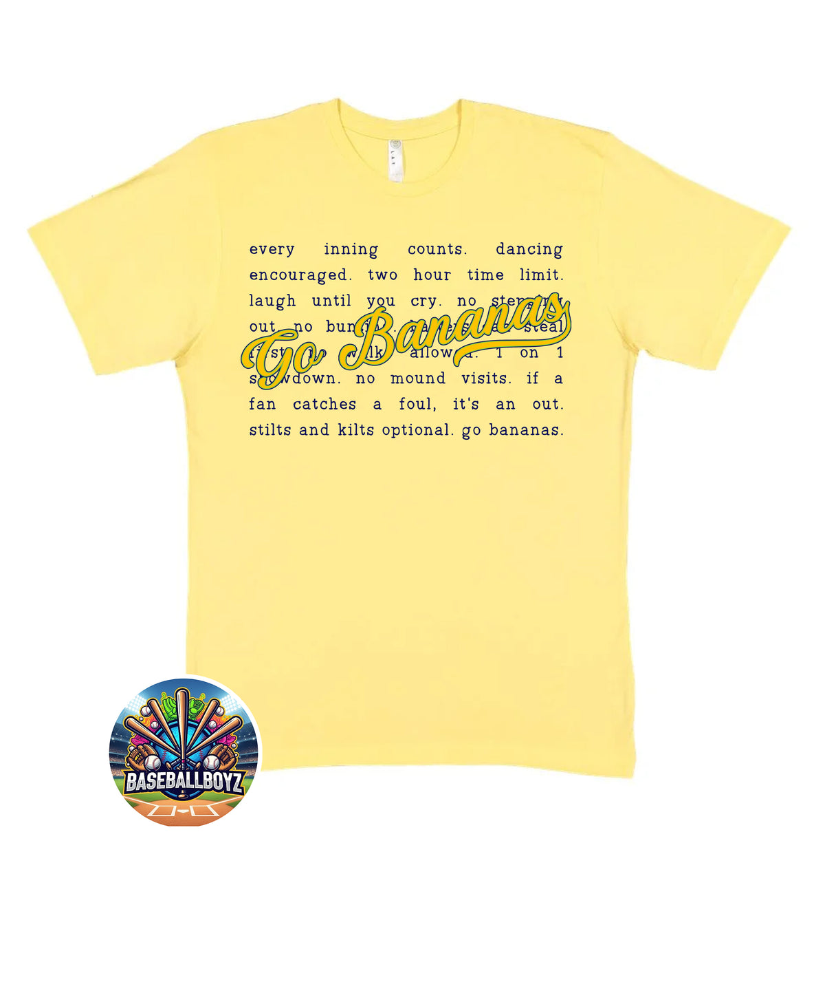 Bananas Definition Team Graphic T-Shirt