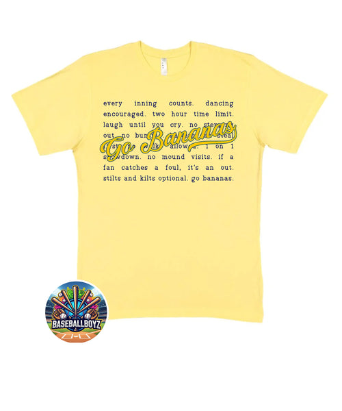Bananas Definition Team Graphic T-Shirt