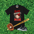 Scary Baseball Mom Halloween Graphic T-Shirt