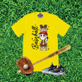 Baseball Mom Cartoon Ball Graphic T-Shirt
