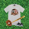 Patriotic Baseball Dad T-Shirt