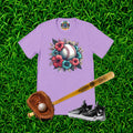 Floral Baseball Graphic T-Shirt