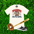Warning May Be Louder Than The Umpire Baseball Graphic T-Shirt
