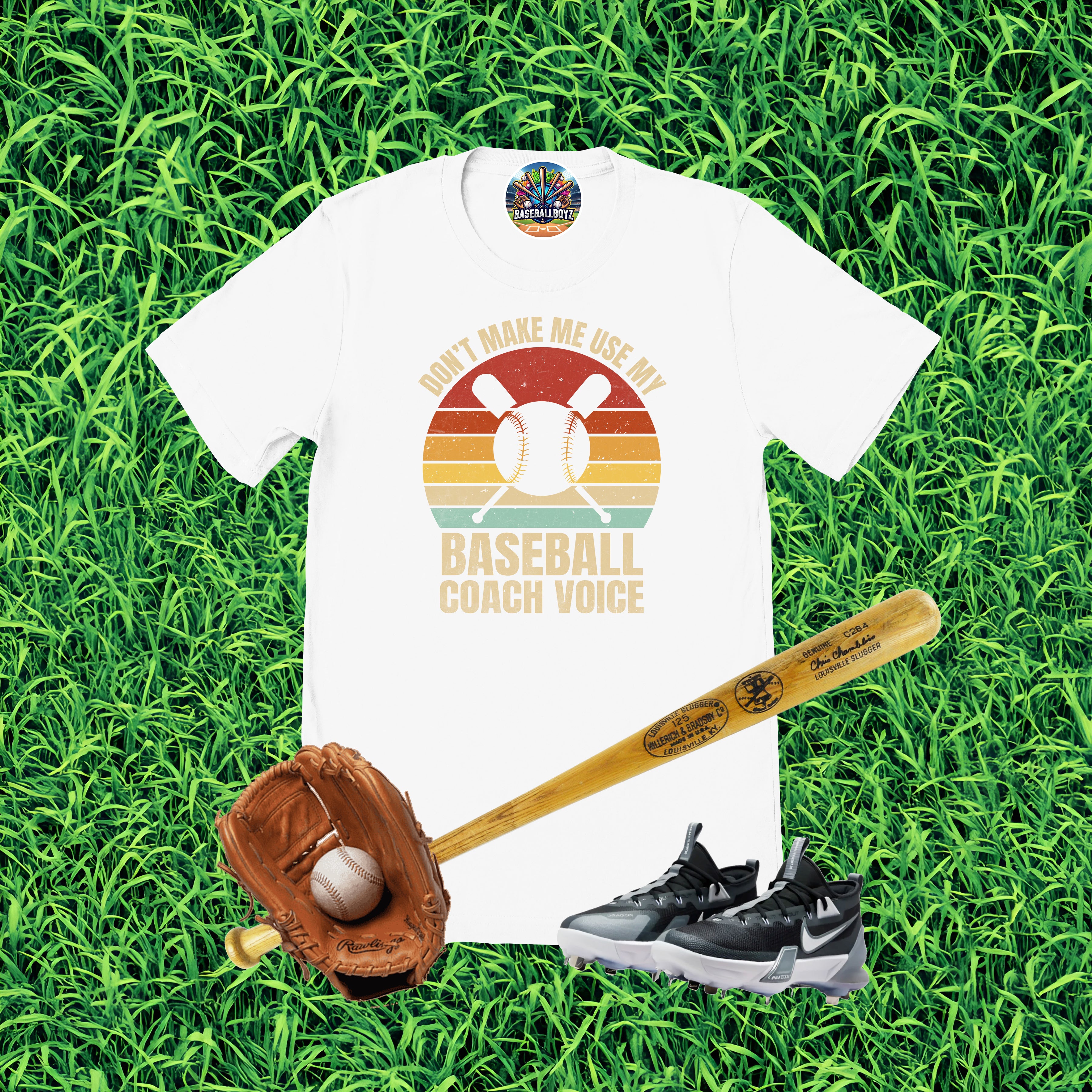 Don't Make Me Use My Baseball Coach Voice T-Shirt