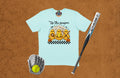 Tis The Season Softball Ghost Halloween Graphic T-Shirt