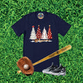 Baseball Christmas Trees Graphic T-Shirt