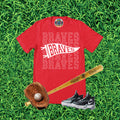 Pennant Flag Braves T-Shirt