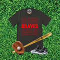 Stacked Text Braves T-Shirt