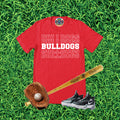 Stacked Bulldogs Text T-Shirt