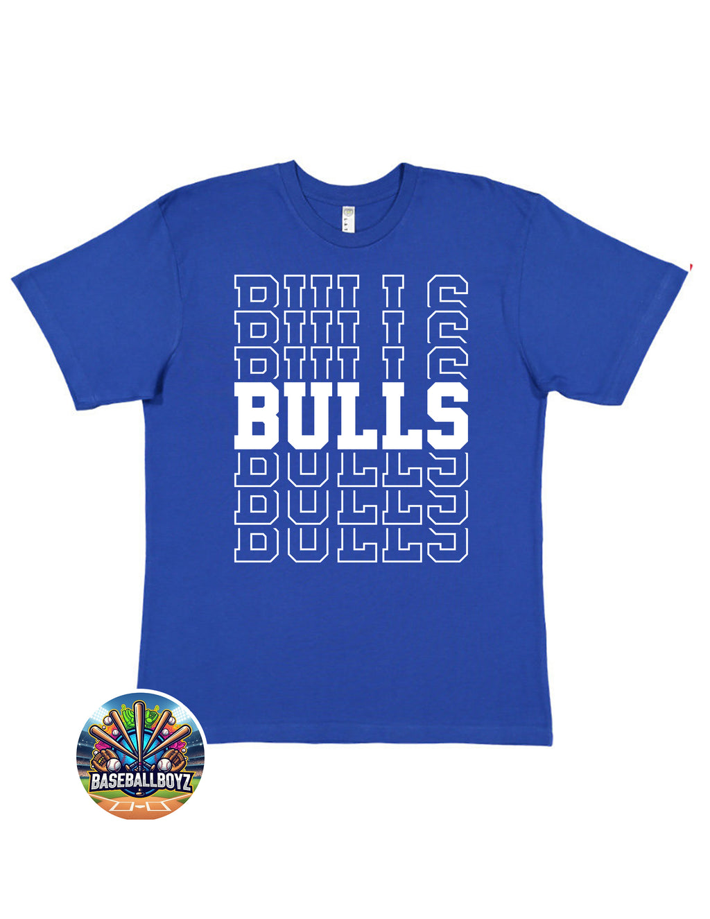 Stacked Bulls Team Graphic T-Shirt
