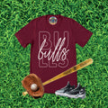Bold Bulls Script Design Team Graphic T-Shirt